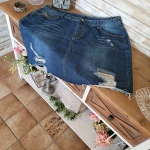 Denim skirt